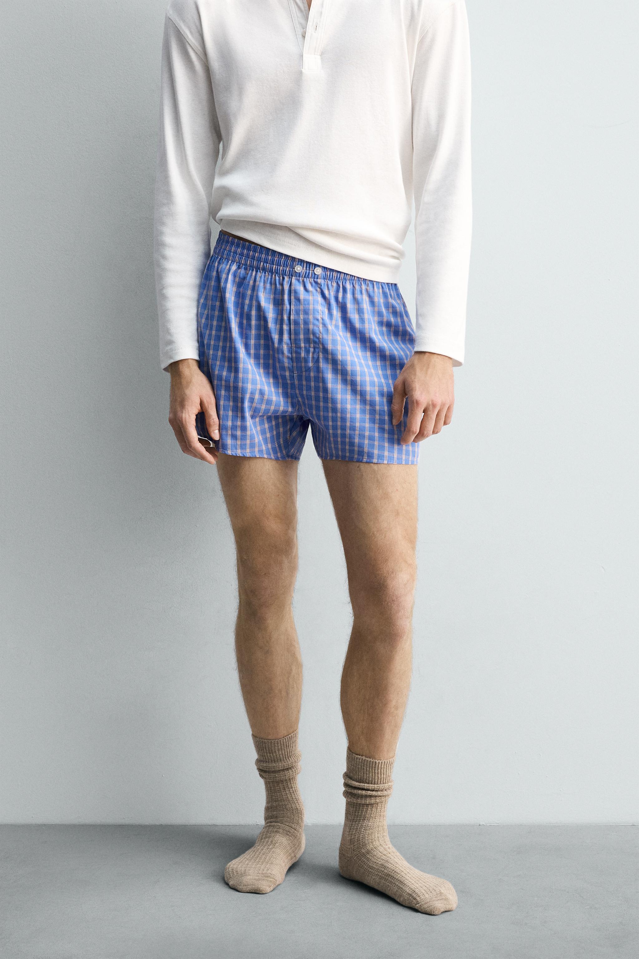 TWO-PACK OF COMBINED POPLIN BOXERS
